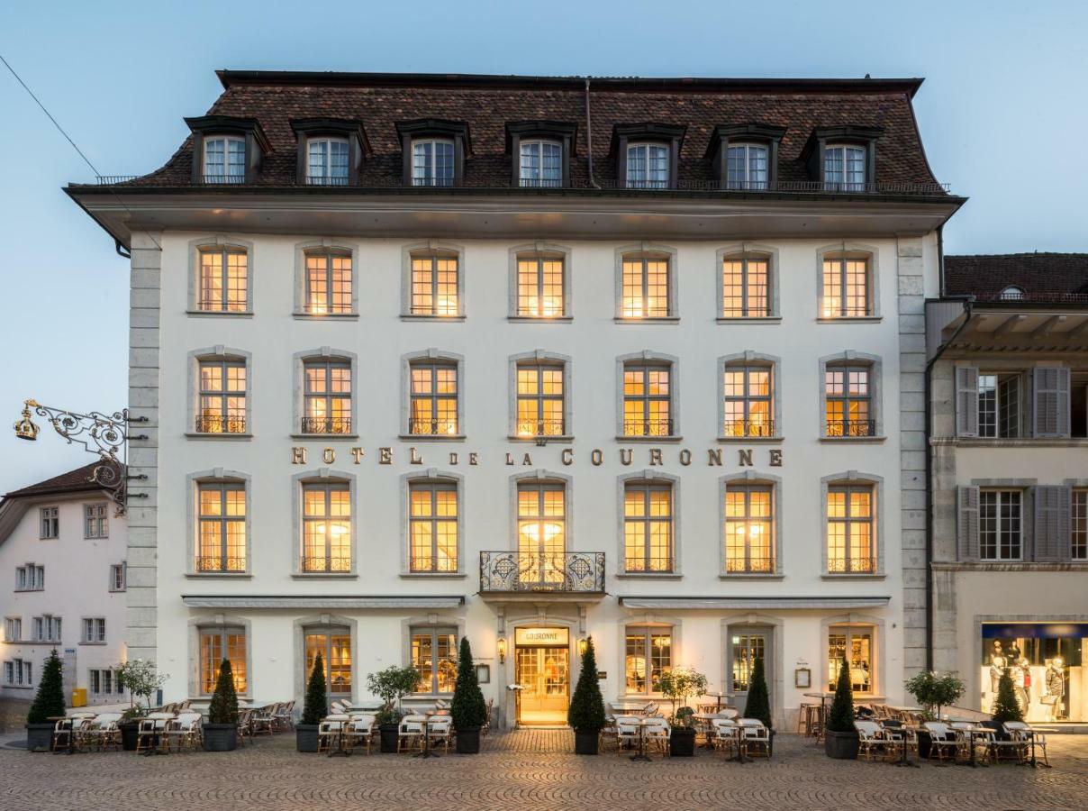 Boutique Hotel La Couronne Solothurn Buitenkant foto