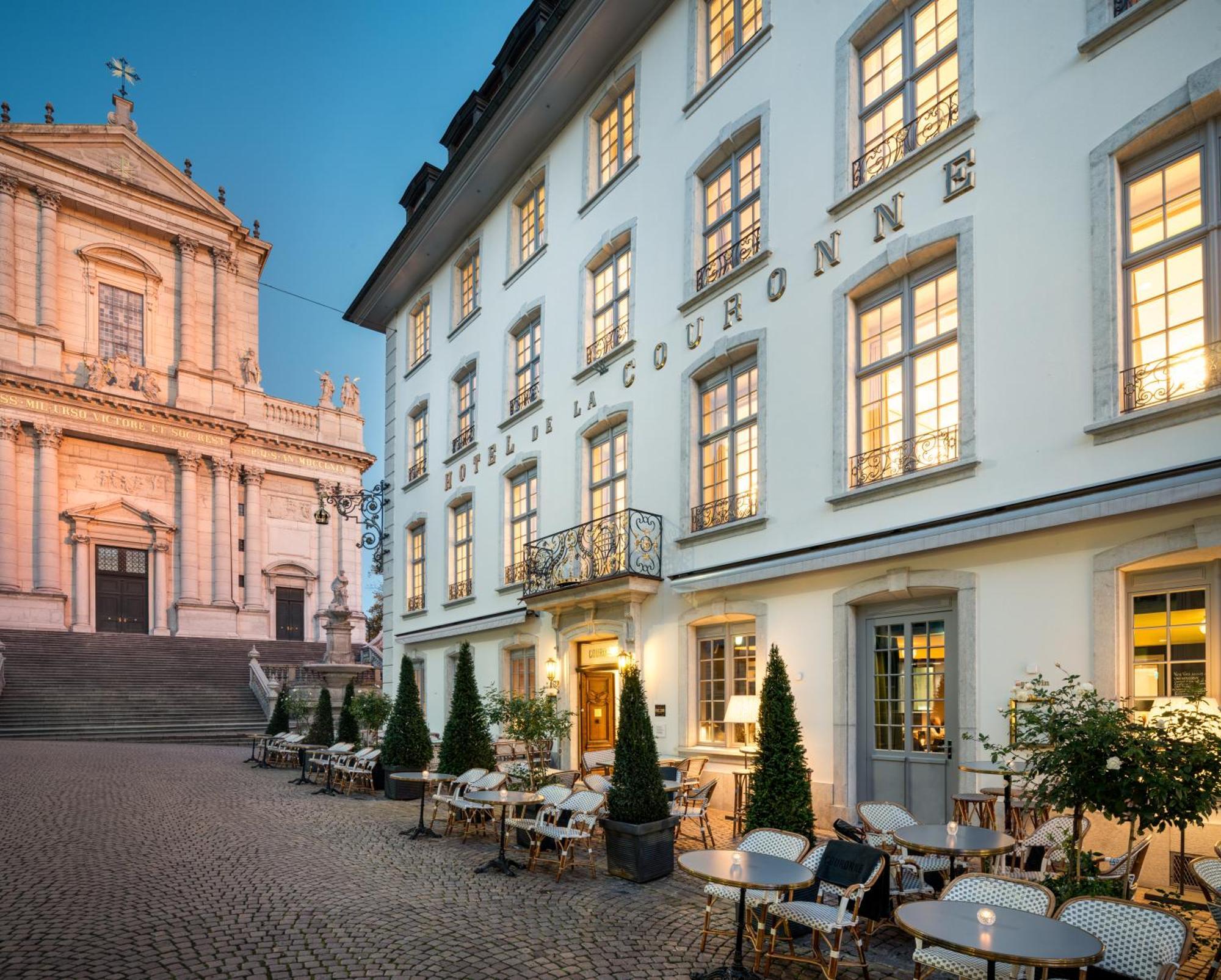 Boutique Hotel La Couronne Solothurn Buitenkant foto