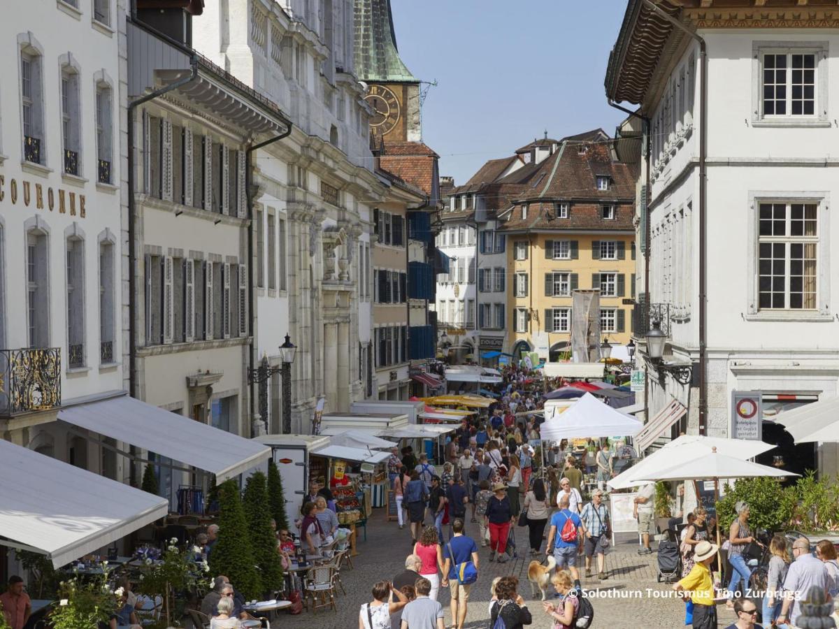 Boutique Hotel La Couronne Solothurn Buitenkant foto